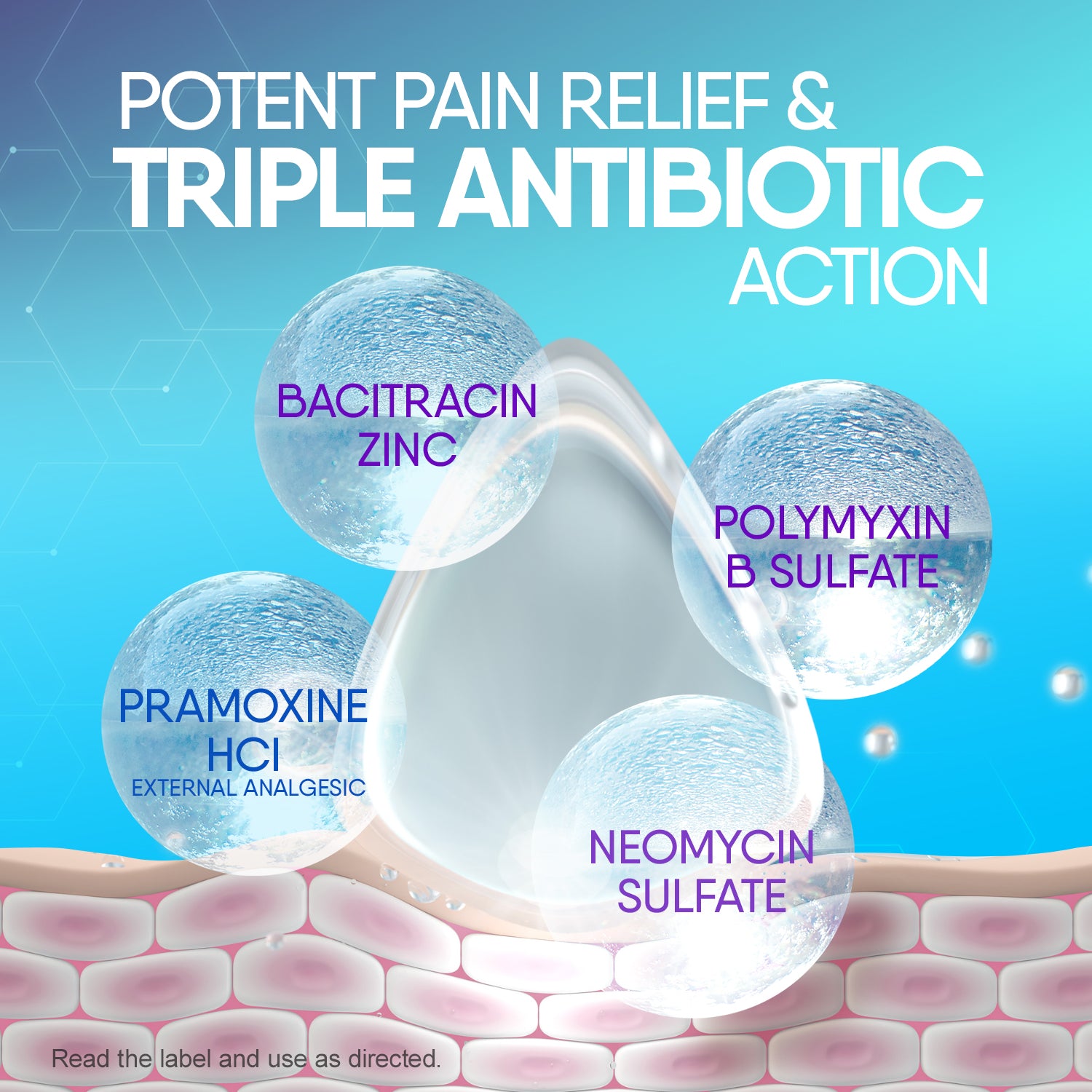 Cicatricure Triple Antibiotic Ointment with Pain Relief, 1 oz