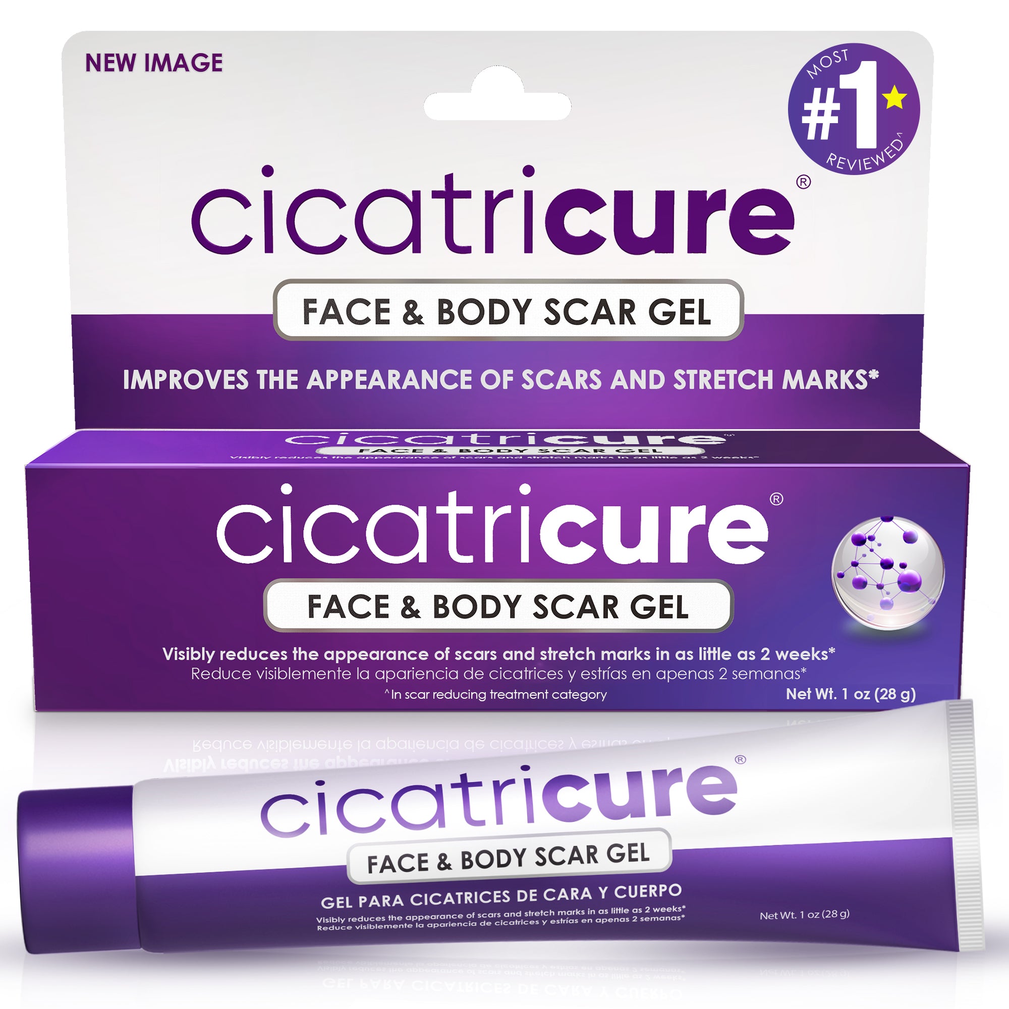 Cicatricure Advanced Scar Gel for Face & Body, 1 oz (28 g)