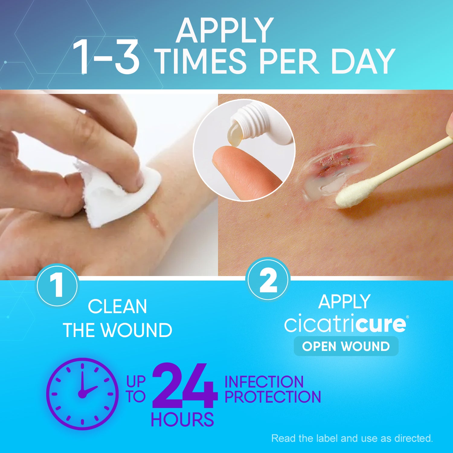 Cicatricure Triple Antibiotic Ointment with Pain Relief, 1 oz