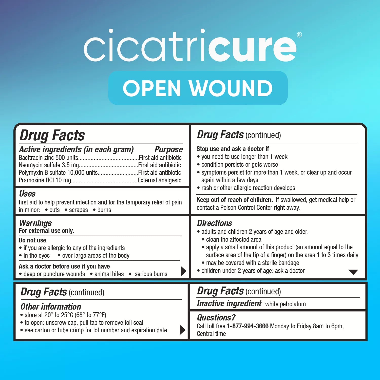 Cicatricure Advanced Scar Gel for Face & Body, 1 oz (28 g)